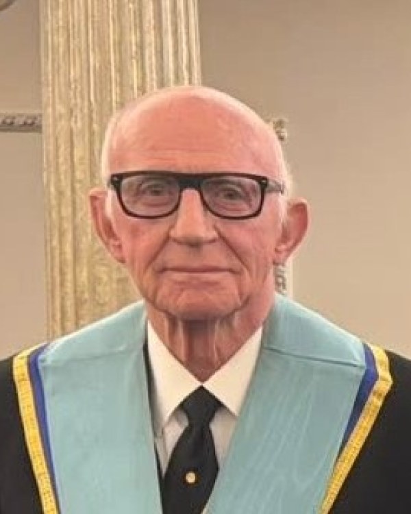 Portrait of W.Bro. Ivan Parkin